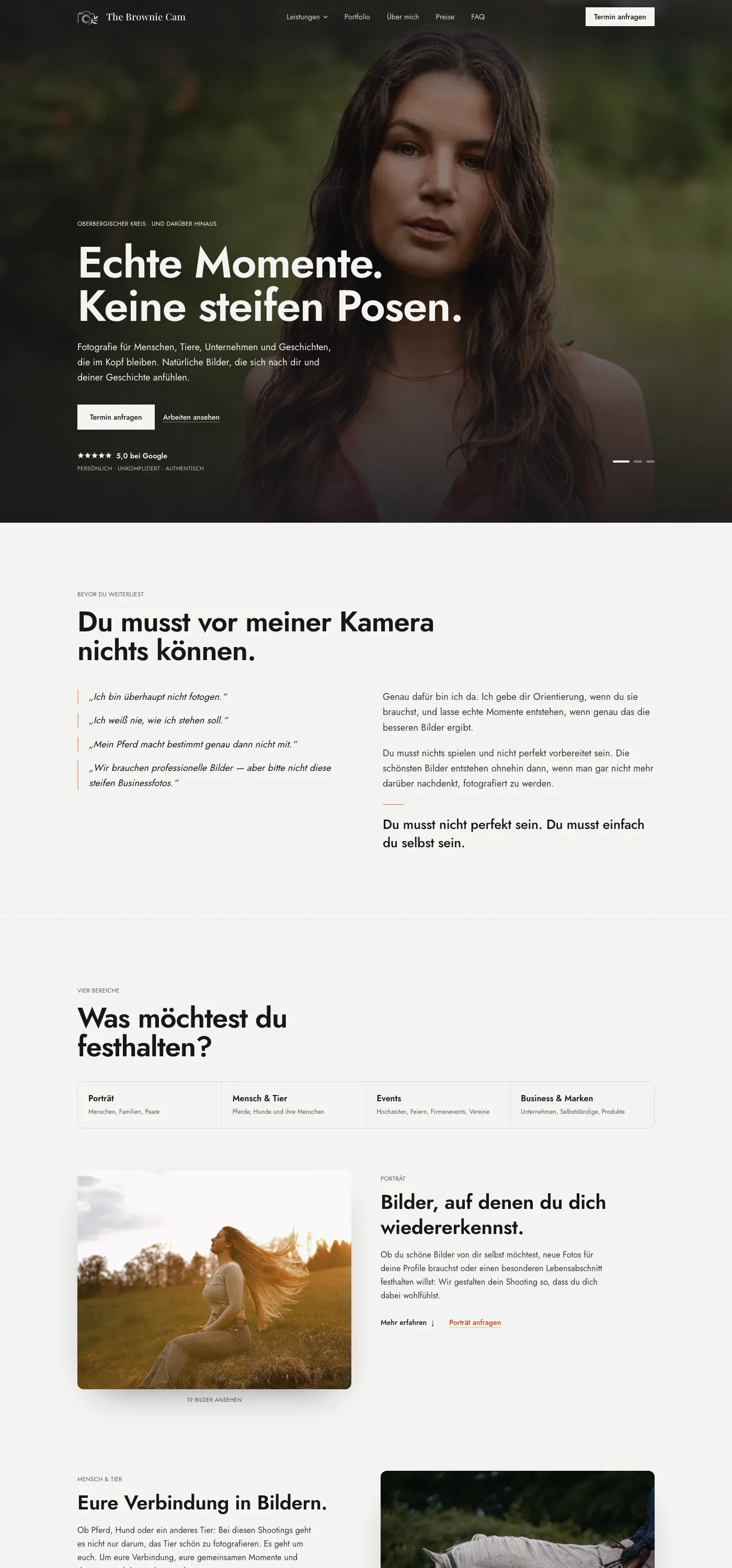 Website von The Brownie Cam